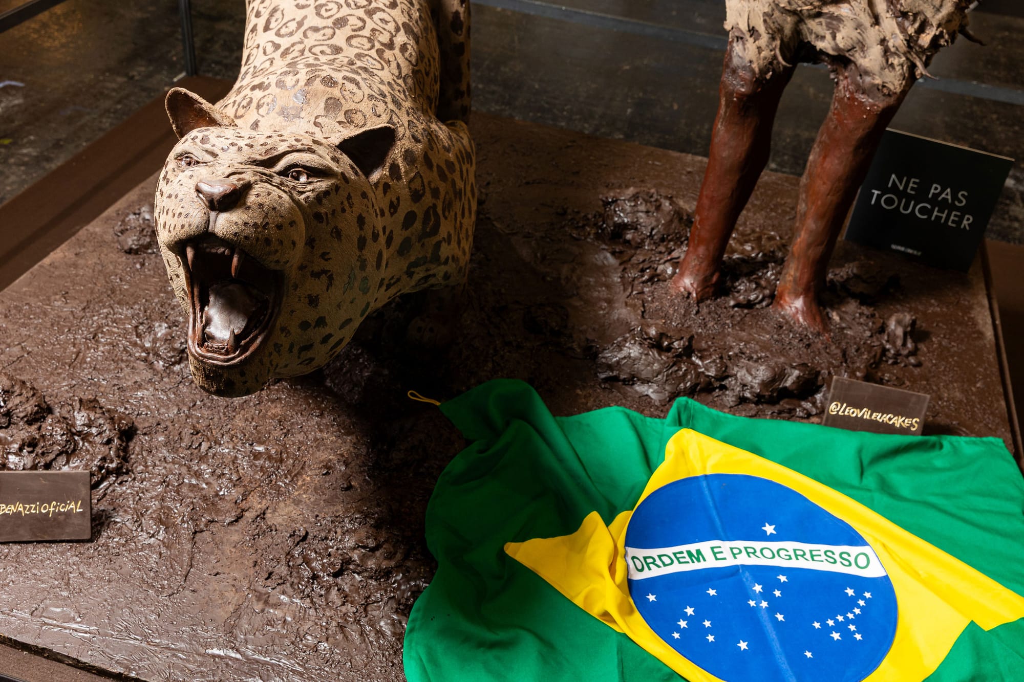 Image shows the Brazil display at the Salon du Chocolat