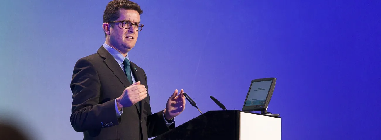 Image shows CEO Mike Gidney who is leaving the Fairtrade Foundation after 12 years.