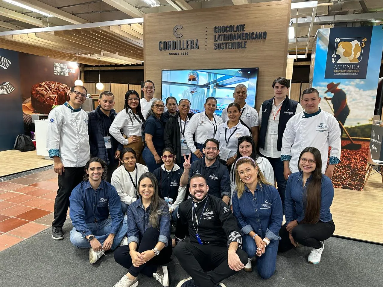 Image shows Women from the ATENEA programme jat Chocoshow