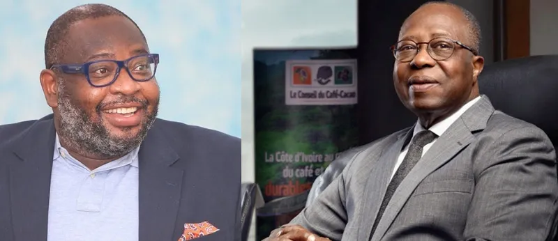 Image shows Dr Randy Abbey (left) and Yves Brahima Koné