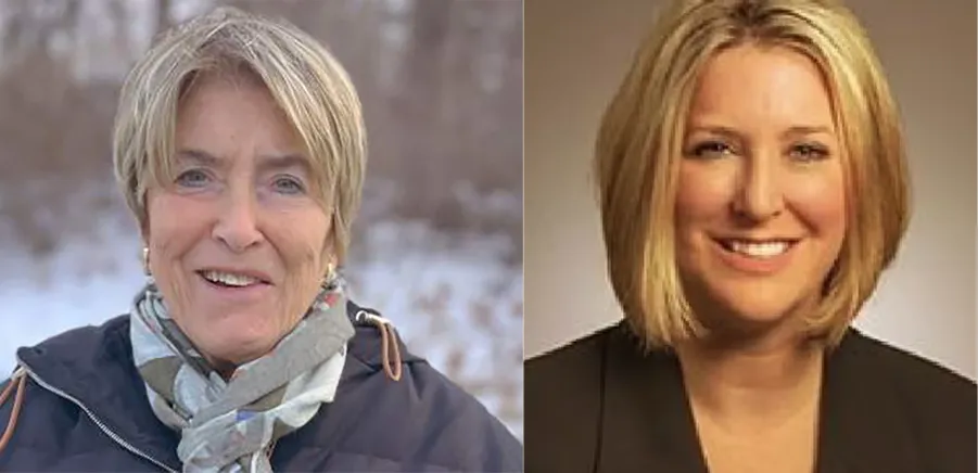 Image shows Pam Thornton (left) and Tricia Brannigan