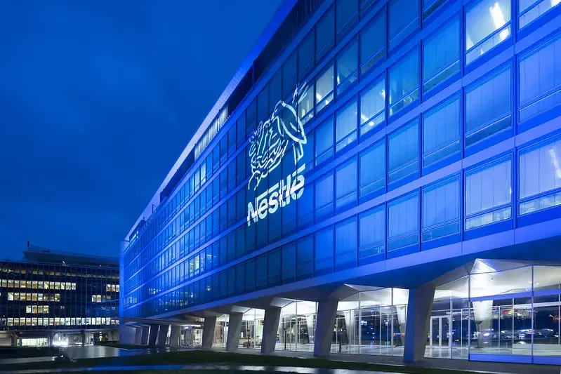 Image shows Nestlé global HQ in Vevey, Switzerland.