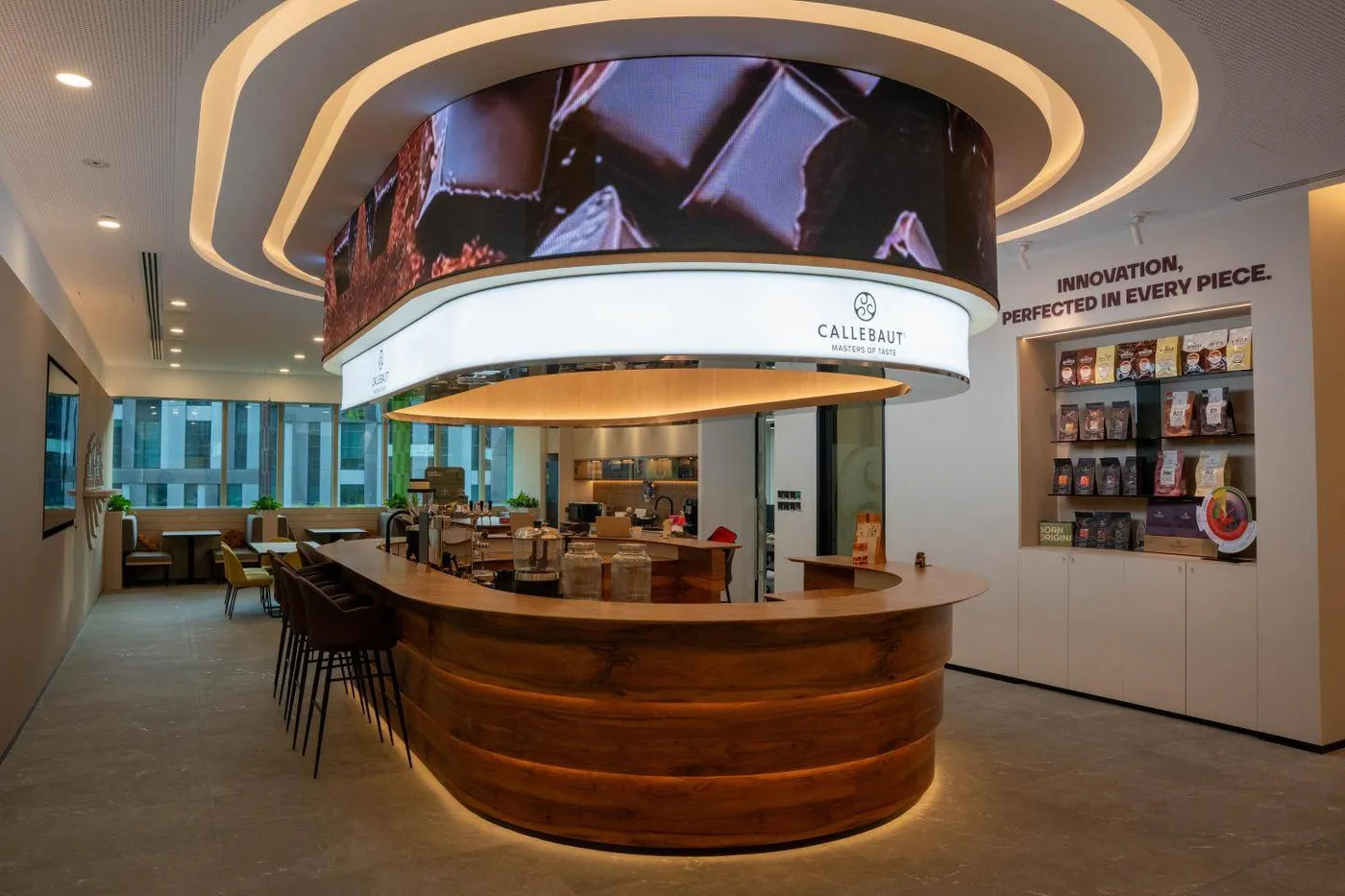 Image shows The Callebaut Global Innovation Center at Geneo, Singapore Science Park